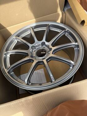Enkei 543-895-1245gr Triumph Wheels 18x9.5 45 5x120 72.6mm Hub Storm Gray. Brand New