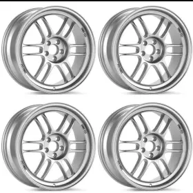 880j-35-5114.3-s Enkei Genuine Wheels Rpf1 18x8.0j 35 5x114.3 Silver Set Of 4