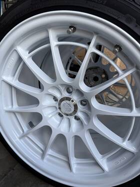 Enkei Enk365-895-8040wp Nt03 M Vanquish White 18x9.5 40mm 5x100
