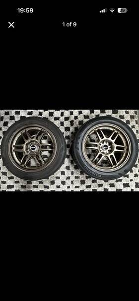 Enkei K-158 Ame 17x8 45 - 5x114.3 Pair