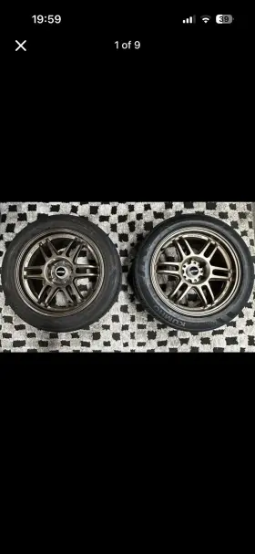 K-158 Enkei Ame 17x8 45 - 5x114.3 Pair
