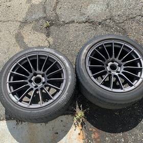 Enkei Rs05-rr Tyres 17x9 15 5x114.3 Pair. #022826o