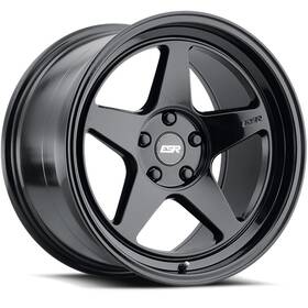 Esr Cr05189550022gb Cr5 18x9.5 5x100 22 Black Wheels 4 72.56 18 Inch Rims