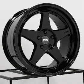 Cr05189551422gb Esr 18x9.5 Cr5 5x114.3 22 Black Wheels Rims Set 4 72.56