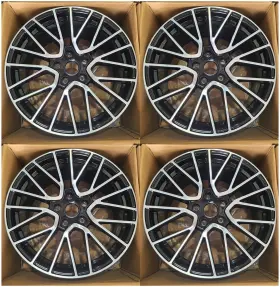 22p-gbmf-ms-5x130 Euro Design 22 Inch Rims Fit Porsche Cayenne 2016 17 18 19 20 21 23 2024 2025 Wheels 22x10/11