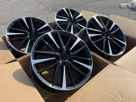 841145001039-c Euro Design 19 Inch Rims Fit Toyota Avalon Xle 2005 2006 2007 2022 Wheels 19x8 Brand New Black