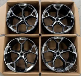 Ai-219112-gbpe-r28-m Euro Design 21 Inch Rims Fit Audi A3 2022 2023 2024 2025 2026 Wheels 21x9 Brand New Gloss Black