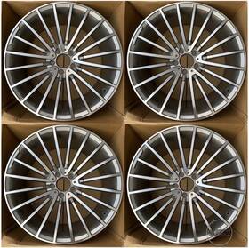 Euro Design Ed-1985-95112-gmmf-0129-r 19 Inch Rims Fit Mercedes Benz Cls400 Amg 2015 2016 2017 Wheels 19x8.5/9.5 Gunmetal