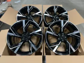 Ed-19x8.56bmfvw-9.1-2 Euro Design 19 Inch Rims Fit Audi Sq5 Wheels 2021 2022 2023 2024 2025 Brand New Black 19x8.5