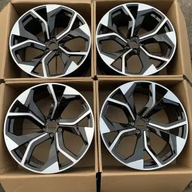 Ed-22-6ad-10-2 Euro Design 22 Inch Rims Fit Audi E-tron S 2022 2023 Wheels Gloss Black 5x112 Brand New 22x10