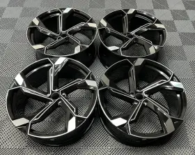 Ed-2210-gbmf-011-n Euro Design 22 Inch Rims Fit Audi Rs7 2021 2022 2023 2024 2025 2026 Wheels 22x10 Brand New Black