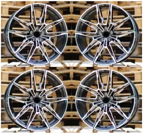 Ed-bm-gbmf19-5x120ss Euro Design 19 Inch Rims Fit Bmw X3 2010 2011 2012 2013 2014 2015 2016 2017 Wheels 19x8/9 New