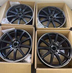 Euro Design Ed-mb-198595sbmb-f 19 Inch Rims Fit Mercedes Benz C400 Amg 2015 16 17 2018 2019 2020 Wheels 19x8.5/9.5