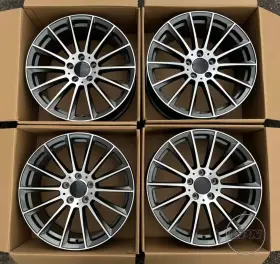 Mz-1985112-gmf-0128-m Euro Design 19 Inch Rims Fit Mercedes Benz E63 Amg 2009-2023 E-class Wheels 19x8.5/9.5 Gunmetal