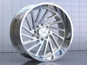 Ev505-241286-44c-2217 Evok 4x New 24x12 Ev505 Wheels Chrome 8x6.5 Ram Chevy 2500 Gmc 8x165.1