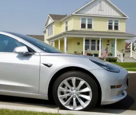 Apts119855114335641gm Evwheels Direct 19 Inch Turbine Silver Wheels Fit Tesla Model 3 Y 19x8.5 5x114.3 35 Cb64.1 Set 4