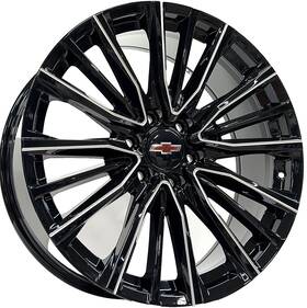 Factory Reproductions 205290286513 4 New 4883 Gloss Black Milled Replica Wheels Fits Chevy Silverado 1500 6x5.5 28