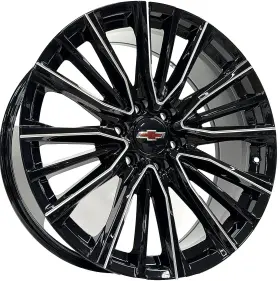 4883 Factory Reproductions 205290286513 4 New Gloss Black Milled Replica Wheels Fits Chevy Silverado 1500 6x5.5 28