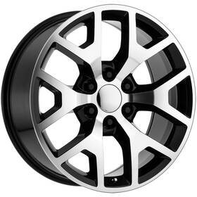 Factory Reproductions 44290316507 Replica Fr44 Og Snowflake 22x9 6x5.5 Inch 31mm Black/machined Wheel Rim 22