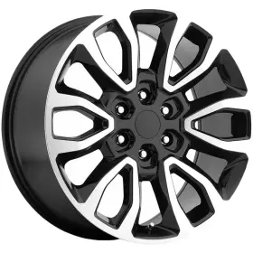 53090303607 Factory Reproductions Replica Fr53 Raptor 20x9 6x135 30mm Black/machined Wheel Rim 20 Inch