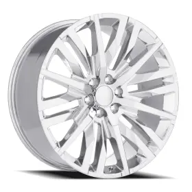 78.1m Factory Reproductions 746241451415 Fr 97 Gm Split 6 Spoke Replica Ch 20x9 28 6x139.7mm