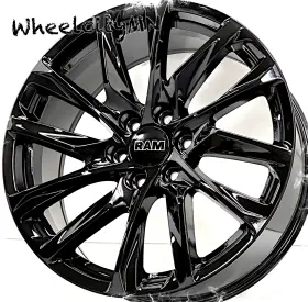 98290286502 Factory Reproductions 22 Inch Gloss Black Ssx 4875 Oe Replica Wheels Fits 2019 2026 Ram 1500 Limited 6x5.5