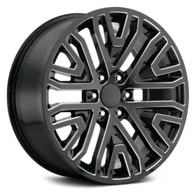 93290286513 Factory Reproductions Replicas Fr 93 Wheel 22x9 28 6x139.7 Black Single Rim
