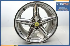 164175 Ferrari 2000 360 Chrome Rear Wheel Rim 18 Inch X10 38.95 Factory Oem