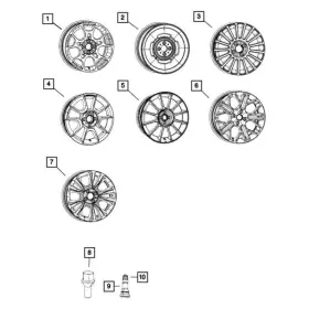 6ul81kdwaa Fiat Oe For 500 2019 Wheel
