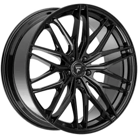 Fs372-22905112p35b Fittipaldi Fs372b 22x9 5x112 35mm Gloss Black Wheel Rim 22 Inch