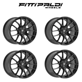 360b-9854445 Fittipaldi Wheels 4 Fs360 19x8.5 5x112 45 Hb 66.6 Gloss Black Aluminum Alloy