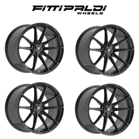 362b-2856538 Fittipaldi Wheels 4 362b 20x8.5 5x4.50 38 Hb 73.1 Gloss Black Aluminum Alloy