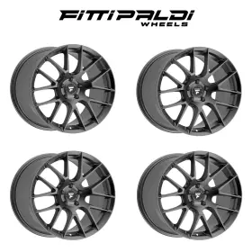 Fs360-20105115p18g Fittipaldi Wheels 4 Fs360g 20x10 5x115 18 Hb 71.5 Gloss Graphite Aluminum