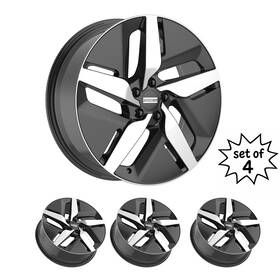 Fondmetal Fmi10-20905114p34gbm E-joule Wheel Rim 20x9 5x114.3 Et34 Gloss Black Machined Set Of 4