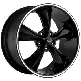 F10418806145 Foose F104 Legend 18x8 5x4.75 Inch 1mm Gloss Black Wheel Rim 18