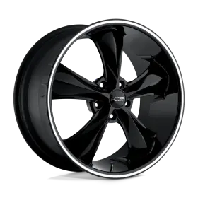 F10418806545-1n Foose Legend F104 18x8 1 Gloss Black Milled Wheel 5x114.3 5x4.5 Qty