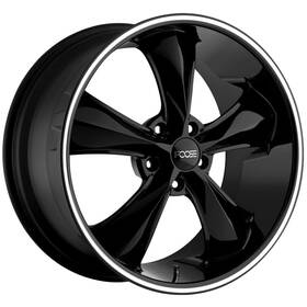 Foose F10420007355 F104 Legend 20x10 5x5 Inch 0mm Gloss Black Wheel Rim 20
