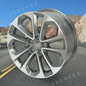64048 For Honda Accord 18 Inch X8 Machined Grey Replacement Alloy Wheel Rim 2013 2014 2015