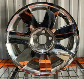 1w63-1007-ca Ford 2002-2005 Thunderbird T-bird 17 7 Spoke Chrome Wheel Rim 17x7.5 Oem