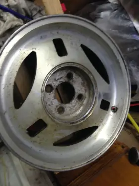 560-01154 Ford 1976-1986 Mustang Trx Aluminum 390x150mm Wheel Rims-original Unrestored