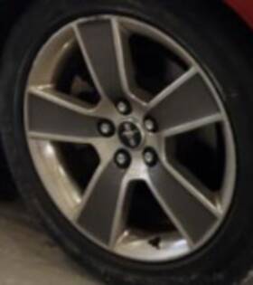 Ford 560-03647b 2006-2009 Mustang Oe Wheel 18x8-1/2 5 Spoke Wide Flat Dark Argent Paint
