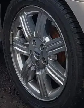 560-03695 Ford 2008-2009 Taurus Sedan Oe Wheel 18x7-1/2 Tpms 7 Spoke Double Groove Spokes