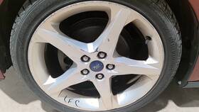 Ford 560-03877 Wheel 18x8 5 Spoke Painted Alloy Straight Spokes Fits 12-14 Focus 389231