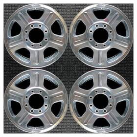 Ford 5c3z1007ma Set 2005 2007 2009 F250 F-250 F350 F-350 Oem 18 Polished Wheels Rims 3603