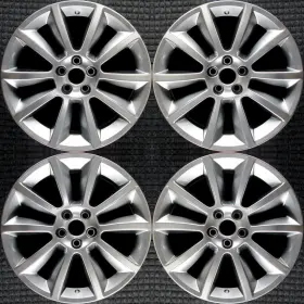 Ba8z1007e Ford Flex Hyper Silver 20 Inch Oem Wheel Set 2009 To 2012