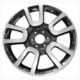Bl3z1007a Ford 22x9 5 Double Spoke Refurbished Aluminum Wheel Polished And Painted Purple 03830