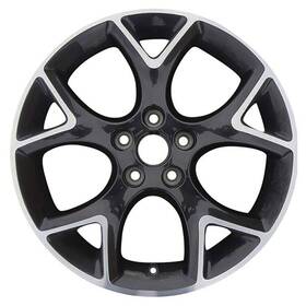 Ford Cv6z1007jcp 17x7 Inch Factory Oem Machined And Black Aluminum Wheel Rim For 2012-2014 Focus