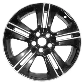 Dr3z1007l Ford 19x8.5 5 Split Spoke Refurbished Aluminum Wheel Machined And Painted Black 03908
