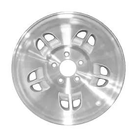 F67z1007ma Ford 15x7 10 Slot Used Aluminum Wheel Take-off Painted Silver Whl-3201