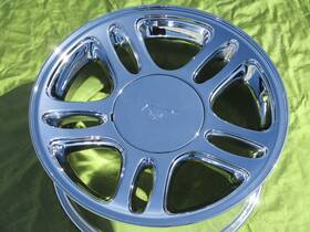 Ford F6zz1007c 17 Inch New Set Mustang Gt Oem Chrome Wheels 3174- 1994-2004